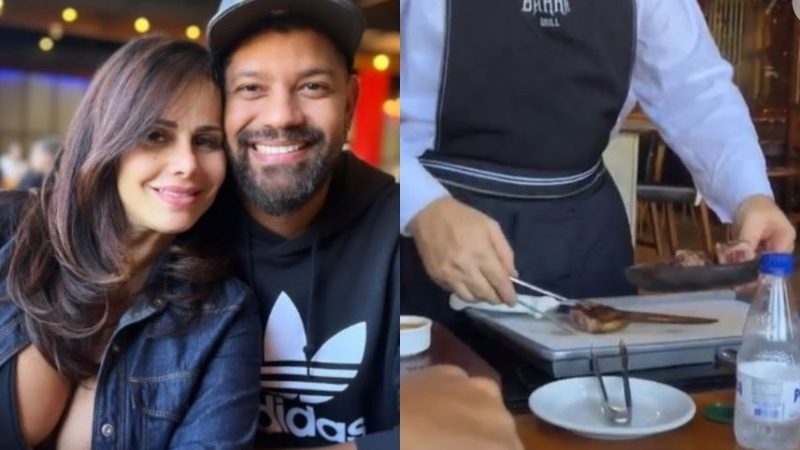 Viviane Araujo curte ‘vale dia’ com Guilherme Militão em passeio romântico