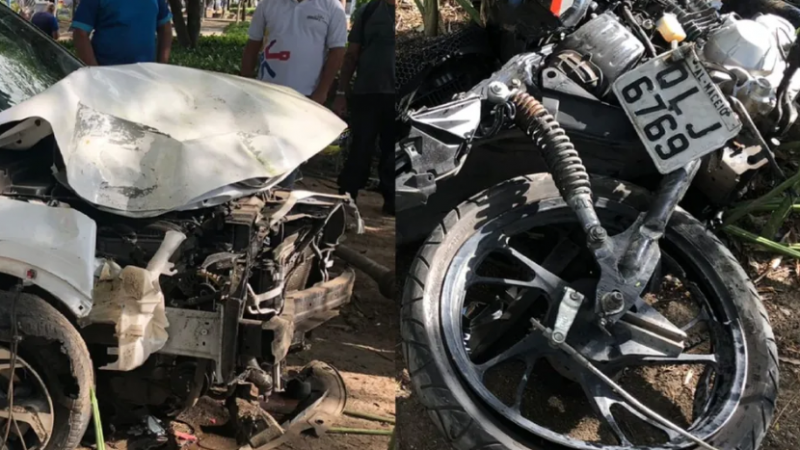 Casal atropelado por carro que invadiu a Praça Centenário, Maceió, é avaliado por cirurgião do HGE