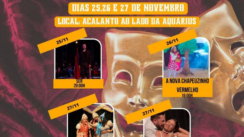 Palmeira terá a sua 1ª Mostra de teatro: é a Palmeira em Cena