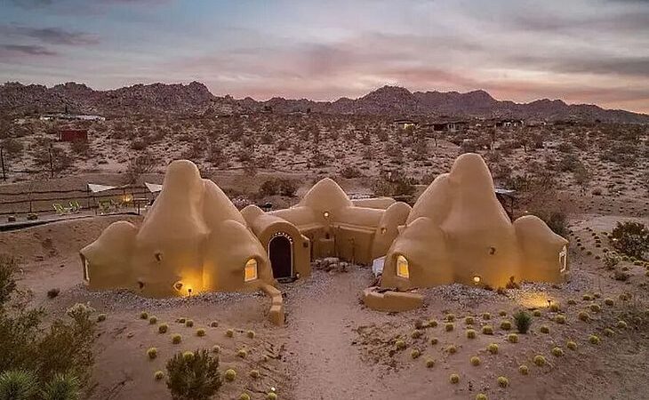 Mansão ‘alienígena’ é posta à venda em deserto da Califórnia: R$ 9 milhões