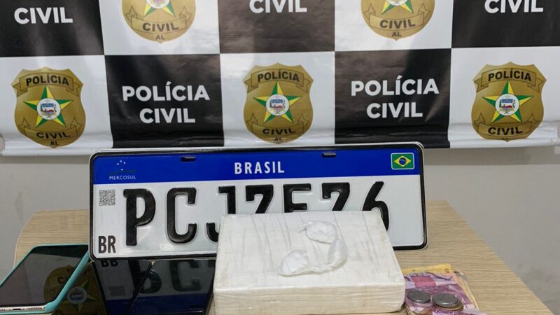 Polícia prende jovem por receptação e tráfico de drogas em Maceió