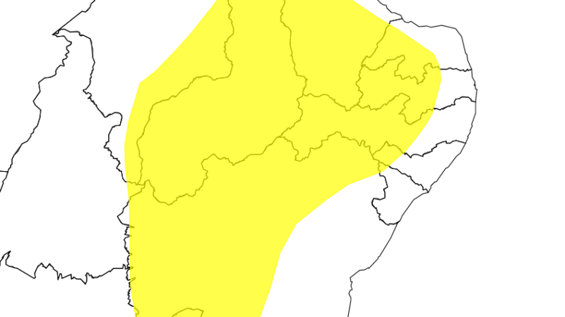 Inmet emite alerta para 15 cidades de AL com baixa umidade do ar