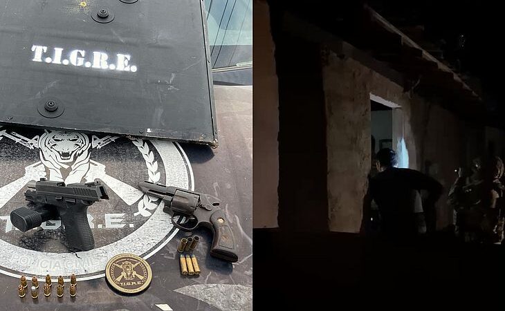 Casal atira contra policiais durante operação e morre baleado no interior de Alagoas