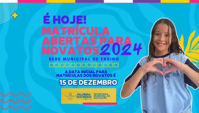 Prefeitura de Palmeira dos Índios inicia matrículas antecipadas para garantir educação de qualidade em 2024