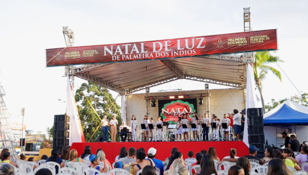 “Natal de Luz” em Palmeira dos Índios celebra penúltima noite com apresentações culturais e musicais