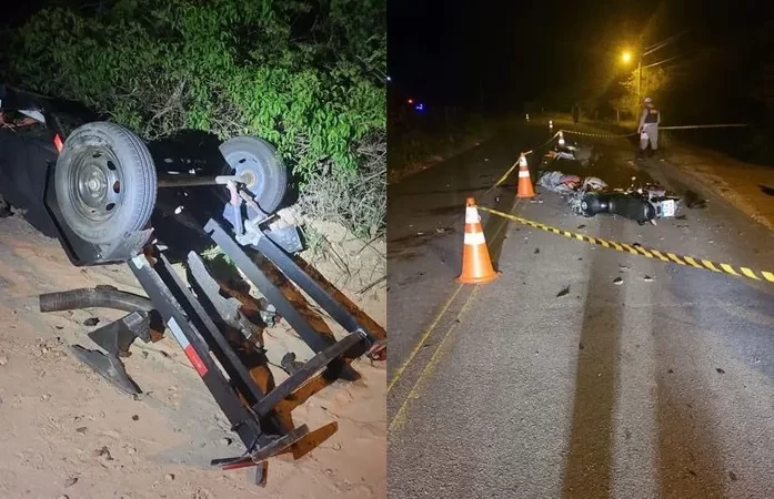 Motociclista morre após colidir com carro em Traipu