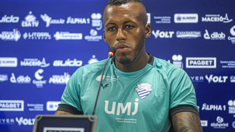 Matheus Santos fala sobre momento do CSA: “Estamos tendo dificuldade”