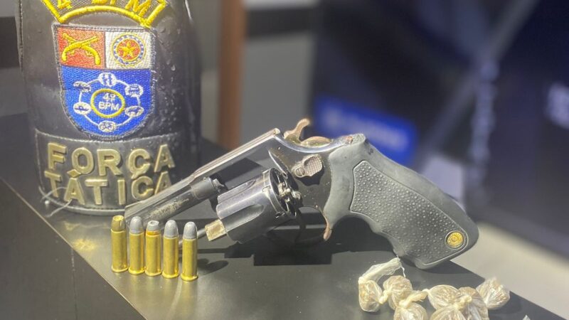 Polícia Militar apreende três armas de fogo e drogas no início da semana em Maceió