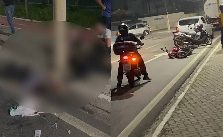 Uma pessoa morre e outra fica ferida após acidente entre carro e moto em Maceió