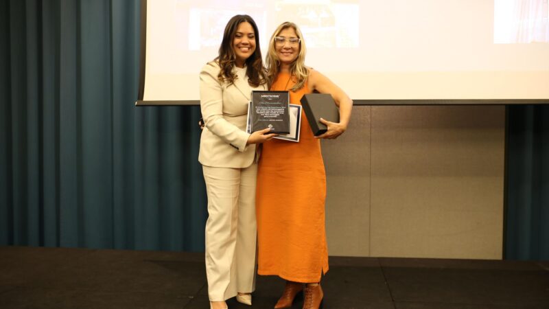 Cléa Carvalho, ex-secretária de Desenvolvimento Econômico de Palmeira dos Índios, representa o Agreste e o sertão de Alagoas no Mentoring Day em Portugal.