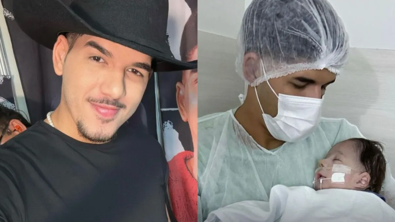 Zé Vaqueiro atualiza estado de saúdo do filho na UTI: “Lutando com muita força”