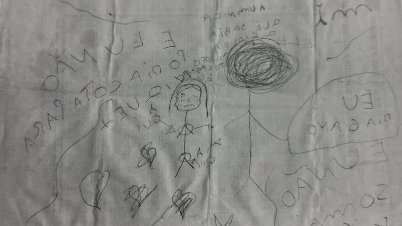 Desenhos de criança de 11 anos ajudam polícia a prender tio suspeito de abuso no Agreste