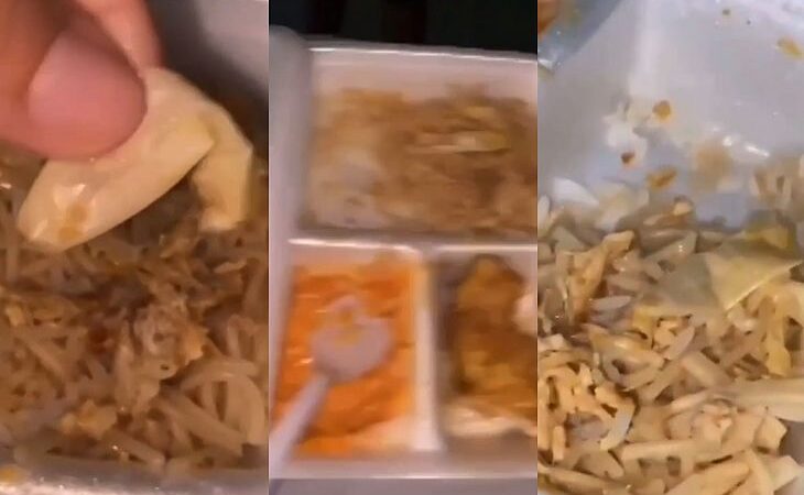 Mulher encontra pedaço de luva de borracha em refeição servida no HGE