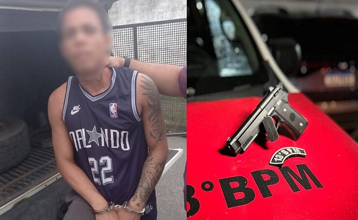 “Terror” de comerciantes da parte alta de Maceió é preso com simulacro de arma de fogo