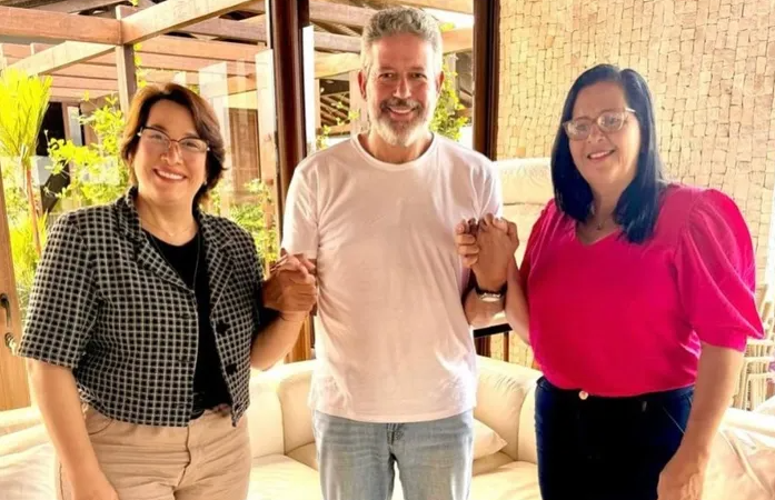 Tainá e Edilza se reúnem com Arthur Lira e alinham projetos para o desenvolvimento de Lagoa da Canoa