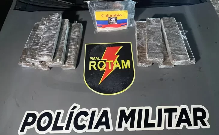 Suspeito é flagrado com 10 kg de maconha e cocaína em Maceió