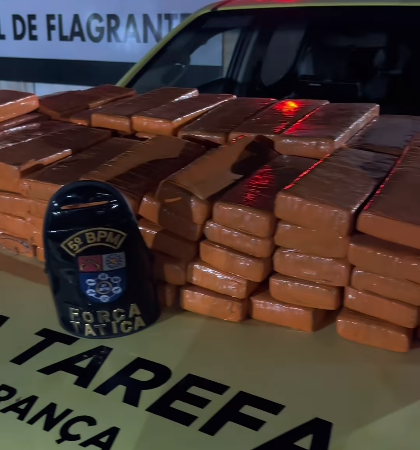 Polícia apreende quase 100kg de droga avaliada em R$ 500 mil