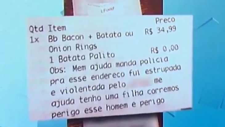 Mulher pede socorro por delivery e homem é preso por estupro; entenda