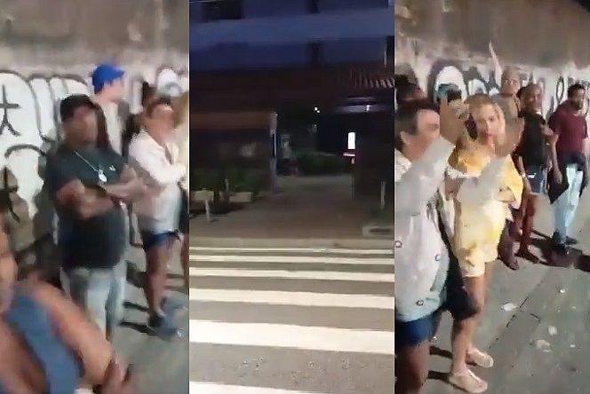 Homem convida plateia para flagrar companheira deixando motel com amante