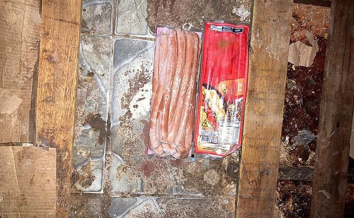 Fiscalização apreende 170 kg de alimentos estragados