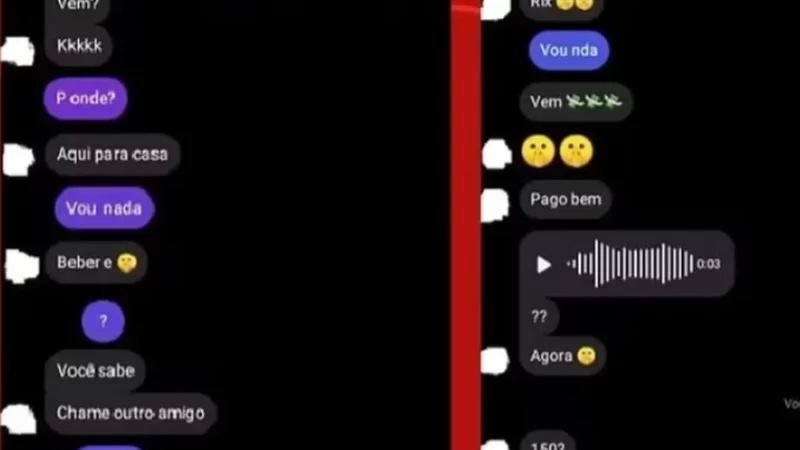 Prints de conversa entre estudante e conselheiro tutelar provam assédio sexual em Murici