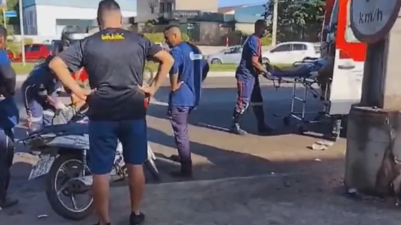 Mulher fica ferida após atropelamento em Arapiraca