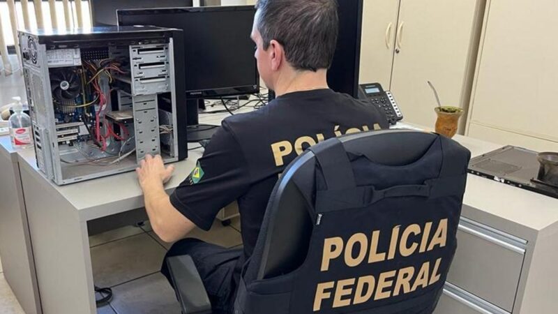 PF prende suspeito de armazenar e disponibilizar arquivos contendo cenas pornográficas envolvendo crianças