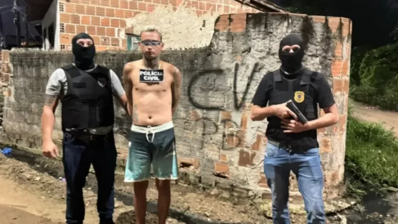 Suspeito de ser um dos chefes do Comando Vermelho é preso