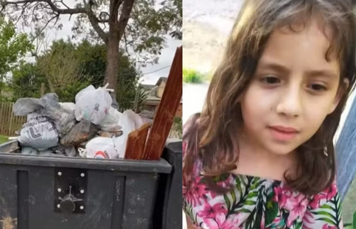 Menina encontrada morta dentro de lixo era torturada pela mãe