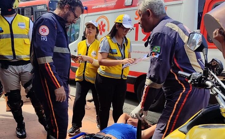 Após surto, paciente é encaminhada para o Hospital Portugal Ramalho