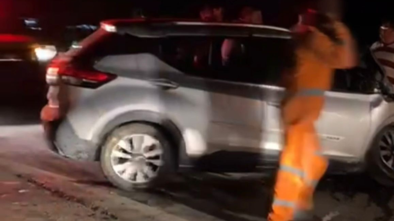 Matéria atualizada: Colisão frontal deixa três pessoas feridas na BR-316