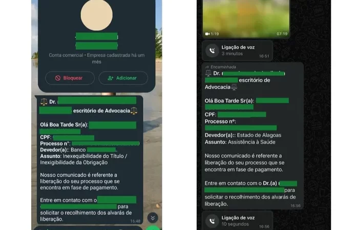 Estelionatários utilizam nome da Defensoria Pública para aplicar golpes