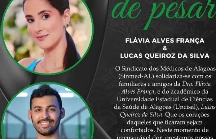 Acidente em AL: familiares realizam vaquinha para transferir corpo de estudante de medicina para a Bahia