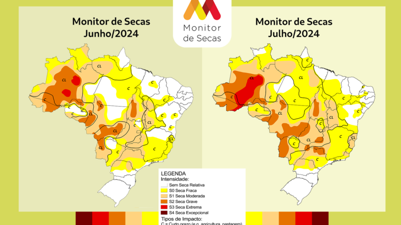 Seca se intensifica, avança no sertão e AMA alerta municípios