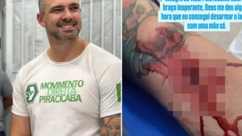 Candidato a vereador é esfaqueado em tentativa de roubo