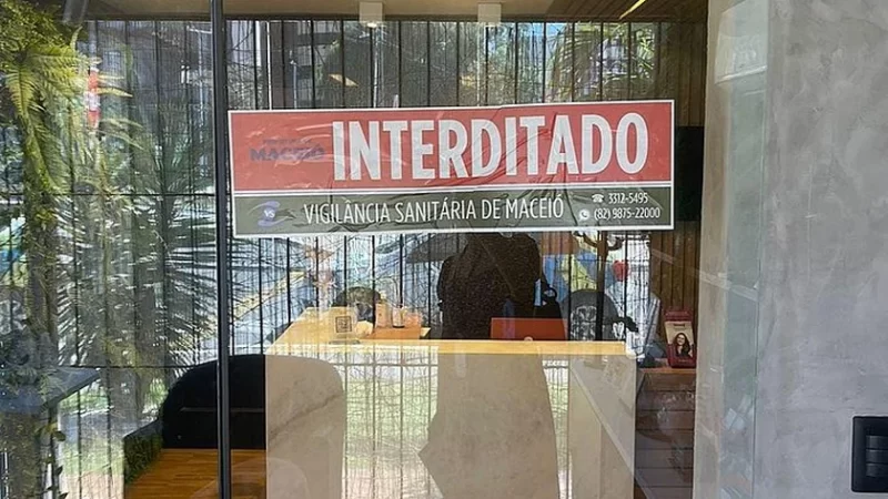 Mais uma clínica médica e de estética é interditada em Maceió
