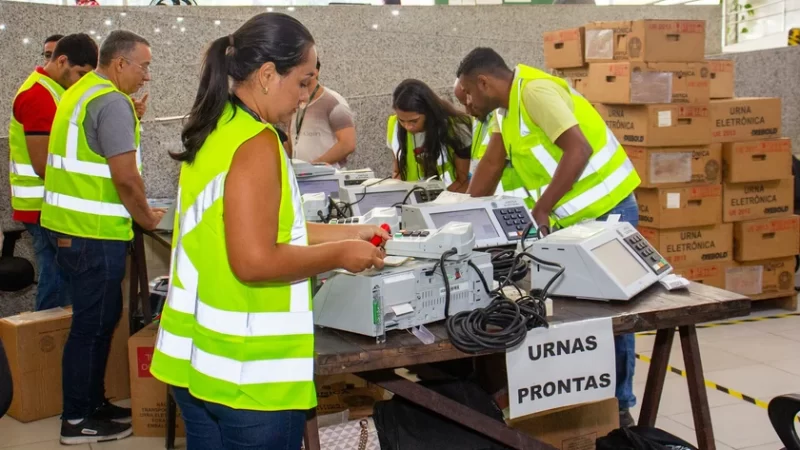TRE inicia carga das mais de 8 mil urnas que serão utilizadas nas eleições municipais