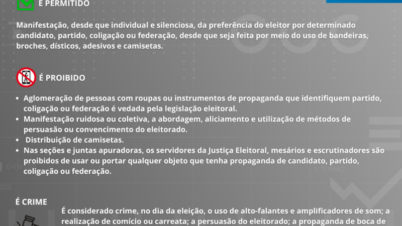 Serviços Eleitorais: Tudo o que você precisa saber para a votação de domingo