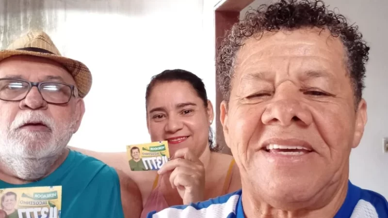 Um dos maiores ídolos do futebol alagoano está em campo na busca do voto visando a Câmara de Maceió