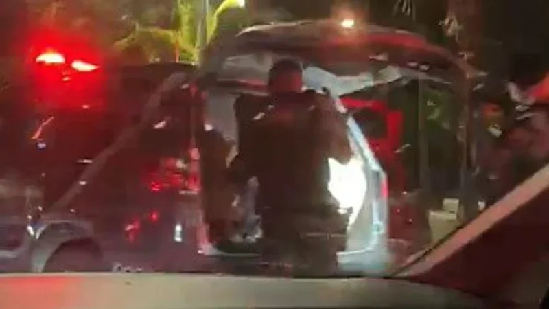 Presos suspeitos de roubarem carro de filhos de militar