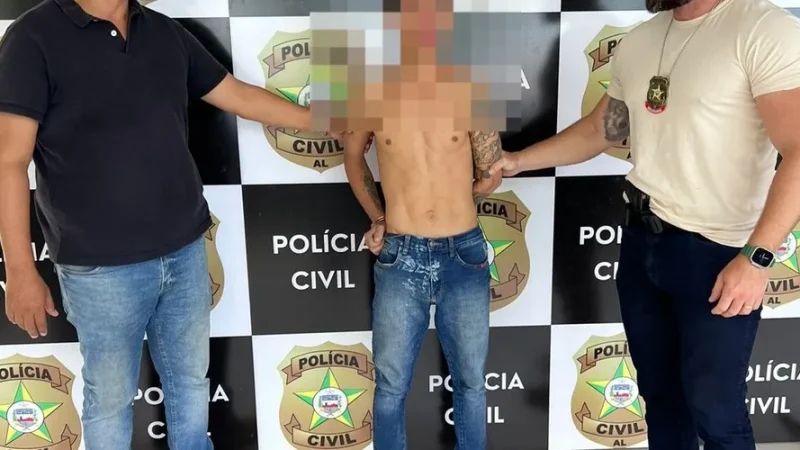 Suspeito de matar motorista por aplicativo chora ao ser preso pela Polícia Civil