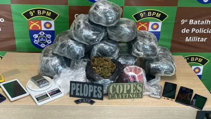 Mais de 11 quilos de entorpecentes apreendidos no sertão