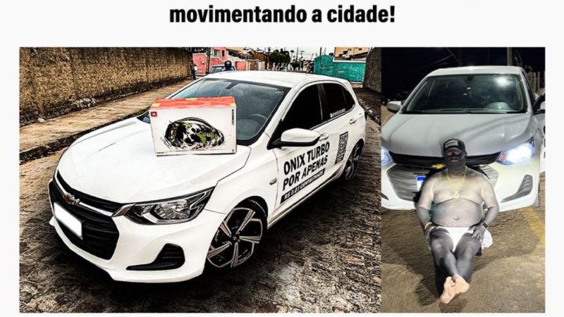 Influenciador de Palmeira dos Índios movimenta a cidade com a Black dos sonhos