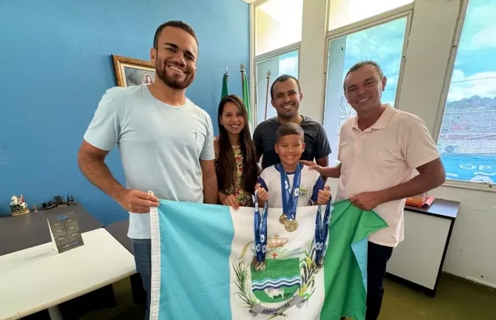 Atleta mirim de Anadia é campeão do Campeonato Alagoano de Natação