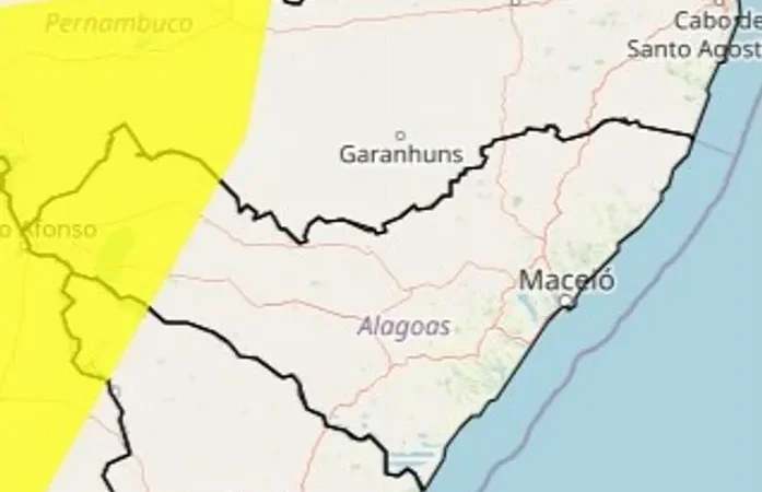 Inmet: 14 cidades do Sertão de AL estão em alerta amarelo para baixa umidade; Veja quais