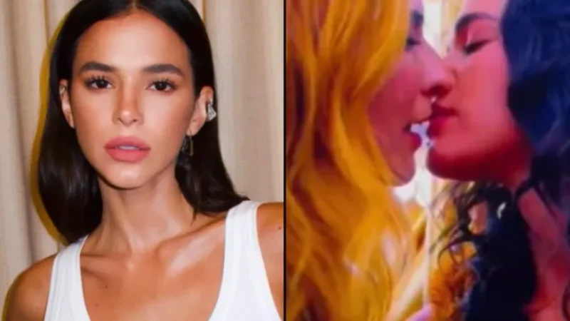 Fernanda Paes Leme comenta cena quente com Bruna Marquezine