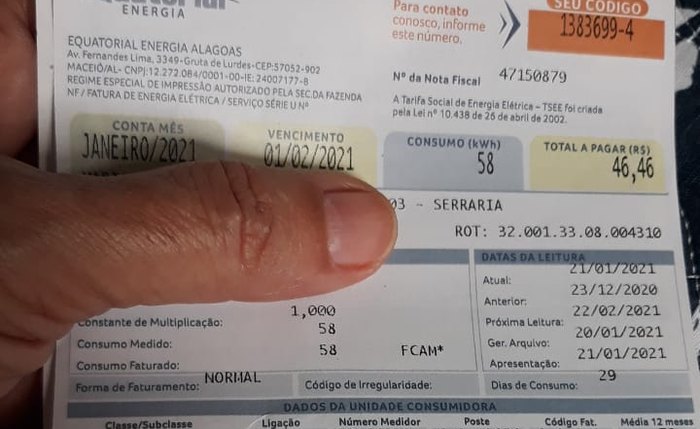 Comissão aprova inclusão na conta de luz de prejuízos causados por ‘gatos’