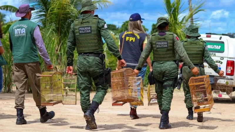 Batalhão Ambiental da PM resgata mais de 3.700 animais silvestres mantidos em cativeiro em AL