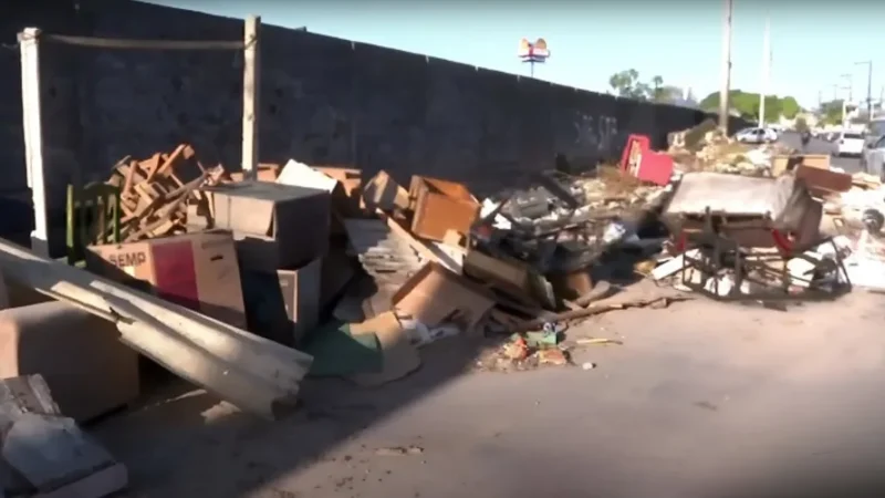 Idoso de 76 anos é indiciado após jogar entulhos de forma irregular no Clima Bom