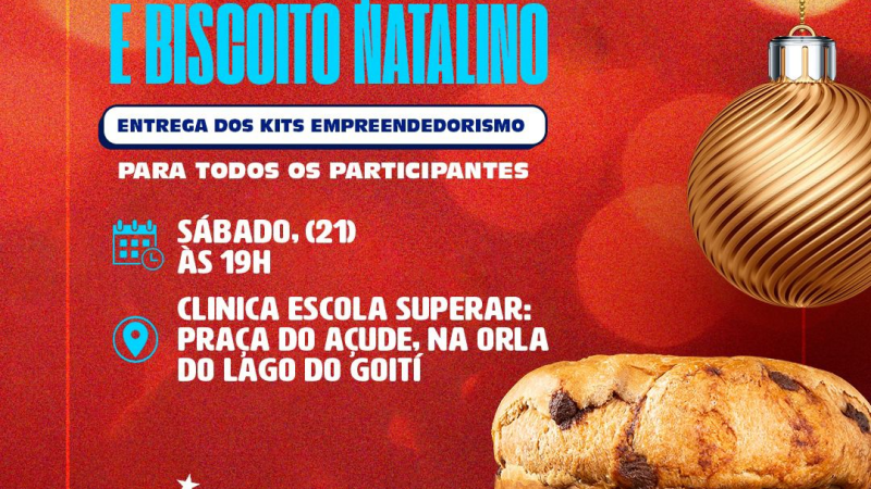 Instituto Superar convida toda população para participar de encerramento de oficina de doces natalinoss
